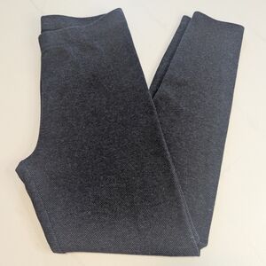 Ann Taylor LOFT Womens Size Medium Black/Gray Pull-on Stretch Fabric Leggings